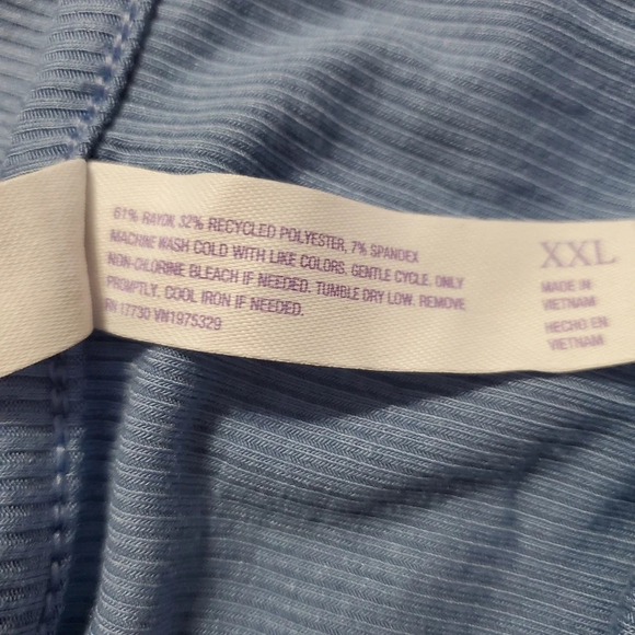 NWT Stars Above Women's Beautifully Soft Ribbed Drop Shoulder Pajama Top XXL - Picture 6 of 6